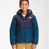 The North Face Boys' Reversible Mount Chimbo Full Zip Hooded Jacket -ArcticVista by The North Face the north face boys reversible mount chimbo full z