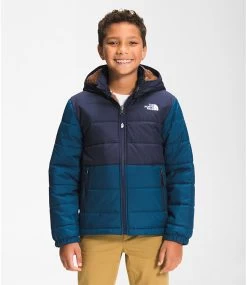 The North Face Boys' Reversible Mount Chimbo Full Zip Hooded Jacket
