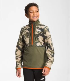 The North Face Youth Printed Glacier 1/4 Zip